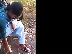 Kerala Indian College Girl Fucked in Forest with Friends Group